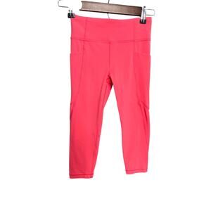 ATHLETA GIRL Pink Leggings Size Medium 8-10 Preppy Comfort Workout Kids